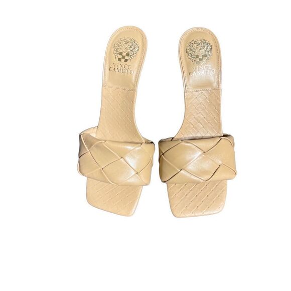 Vince Camuto Brelanie Dulce De Leche Size 8 Slip on Heels NWOB - Picture 4 of 4